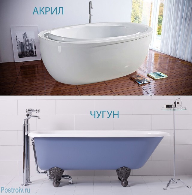 Чугунная или акриловая ванна? - Фото 01 Чугунная или акриловая ванна? - Фото 01