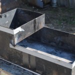 Далее привариваем перегородку