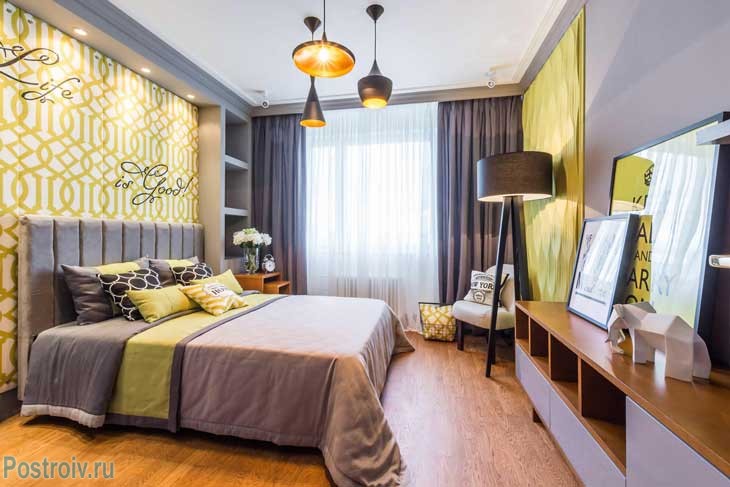 Дизайн спальни 14 кв. м. для активной девушки - Фото Дизайн спальни 14 кв. м. для активной девушки - Фото